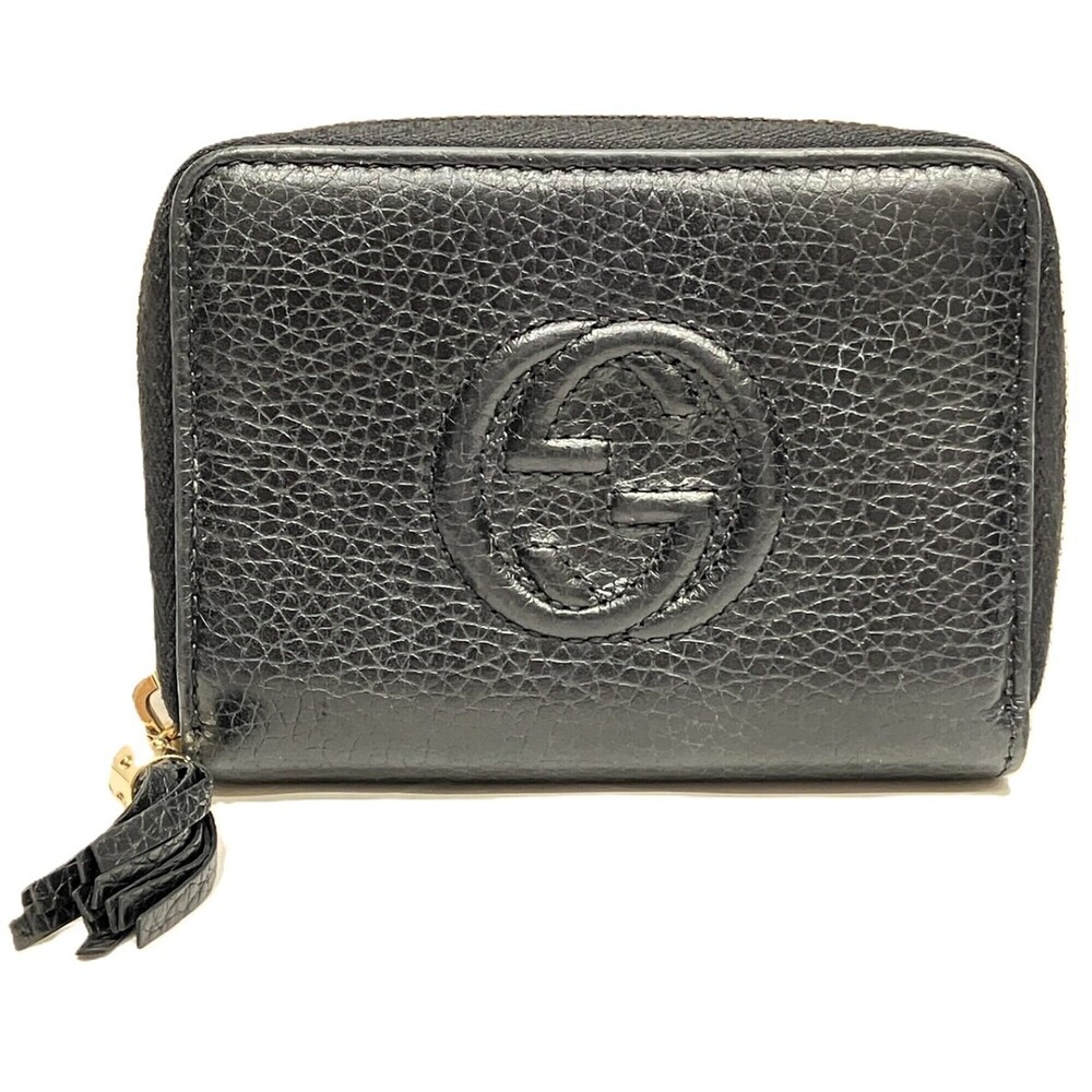 Gucci Soho Interlocking Leather Wallet/Coin Case 598209